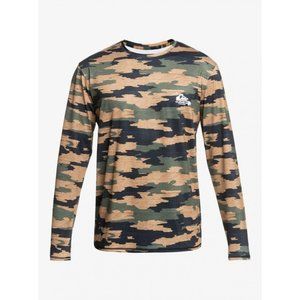 $44 Quiksilver Men’s Hawai Homegrown Long Sleeve T-Shirt Surf Tee UPF 50+ Size S